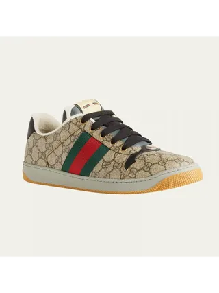 Gucci Ayakkabı GG Screener Canvas Bej