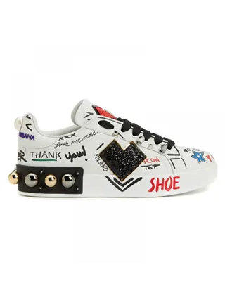 Dolce Gabbana Ayakkabı Portofino Sneakers Beyaz