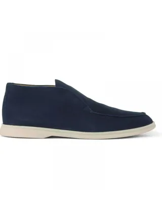 Loro Piana Ayakkabı Open Walk Chukka Lacivert