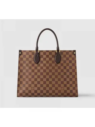 Louis Vuitton Çanta OnTheGo MM Damier Kahverengi