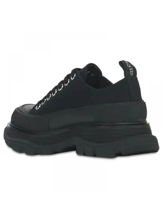 Alexander McQueen Ayakkabı Tread Slick Canvas Sneaker Siyah