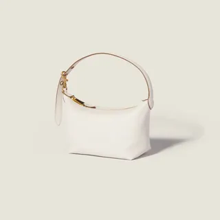 Miu Miu Spirit Nappa Deri Mini Portföy Çanta - Beyaz
