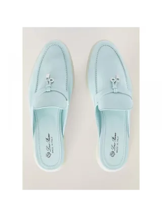 Loro Piana Terlik Loafer Mavi