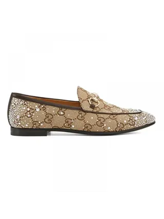 Gucci Ayakkabı Jordaan Loafer Bej