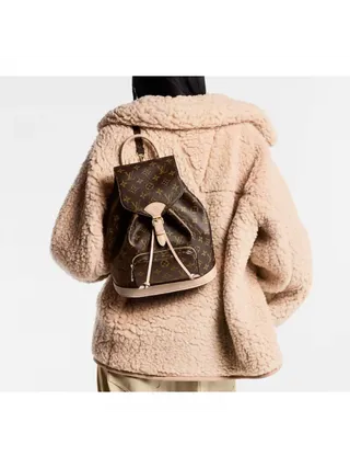 Louis Vuitton Sırt Çantası Montsouris Kahverengi