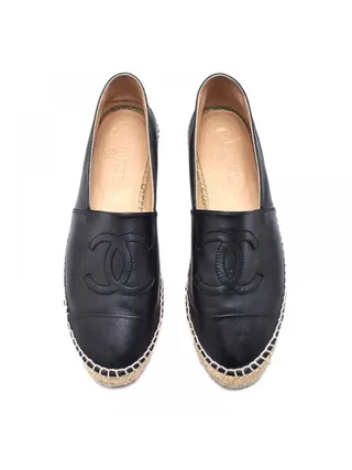 Chanel Ayakkabı Espadrilles Siyah