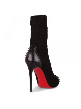 Christian Louboutin Dovi Dova Çorap bot Siyah