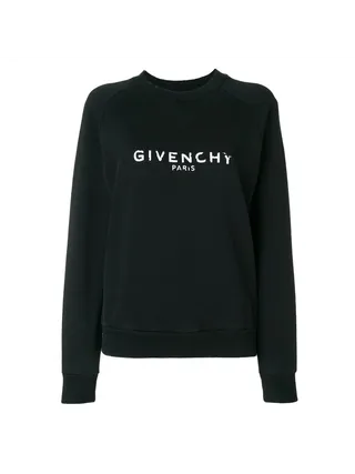 Givenchy Sweatshirt Logo Siyah