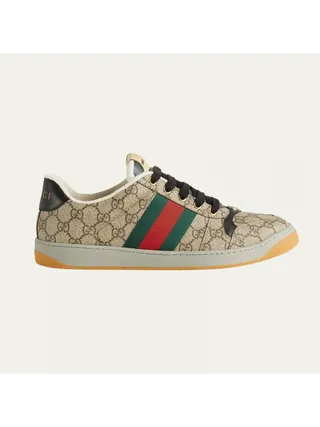 Gucci Ayakkabı GG Screener Canvas Bej