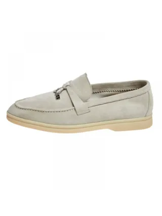 Loro Piana Ayakkabı Loafer Gri