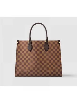 Louis Vuitton Çanta OnTheGo MM Damier Kahverengi