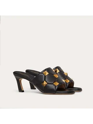 Valentino Terlik Medium Heel Siyah