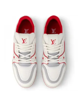 Louis Vuitton Ayakkabı Trainer Sneaker Kırmızı
