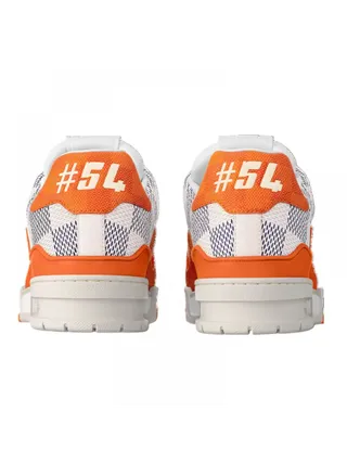Louis Vuitton Ayakkabı Trainer Damier Turuncu