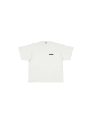Balenciaga Tişört Strike Beyaz