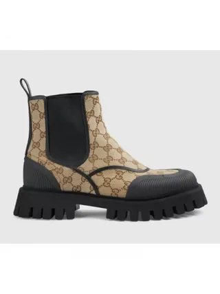 Gucci Bot GG Ankle Bej
