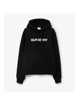 Burberry Sweatshirt Logo Print Siyah