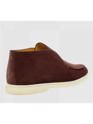 Loro Piana Ayakkabı Open Walk Chukka Kahverengi