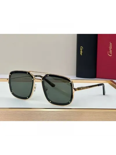 Cartier Gözlük Santos De Cartier Yeşil