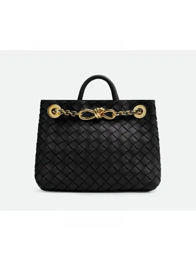 Bottega Veneta Çanta Small Andiamo Chain Siyah