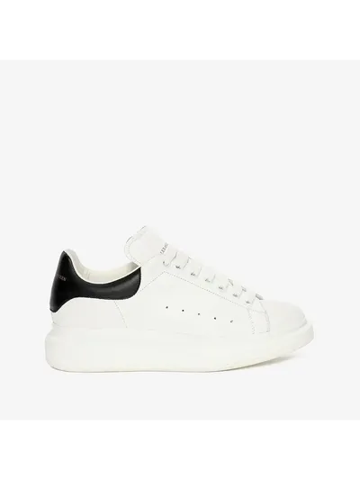 Alexander McQueen Erkek Beyaz Deri Sneaker