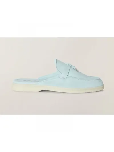Loro Piana Terlik Loafer Mavi