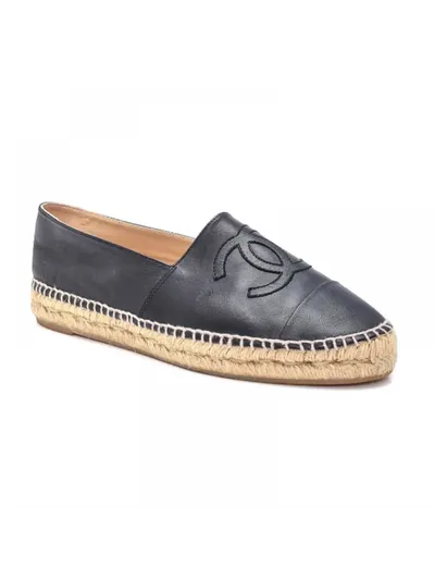 Chanel Ayakkabı Espadrilles Siyah