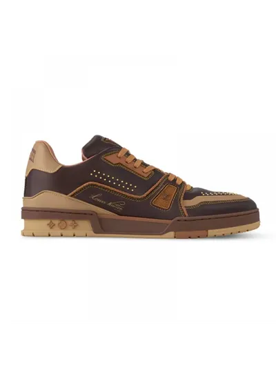 Louis Vuitton Ayakkabı Trainer Sneakers Kahverengi