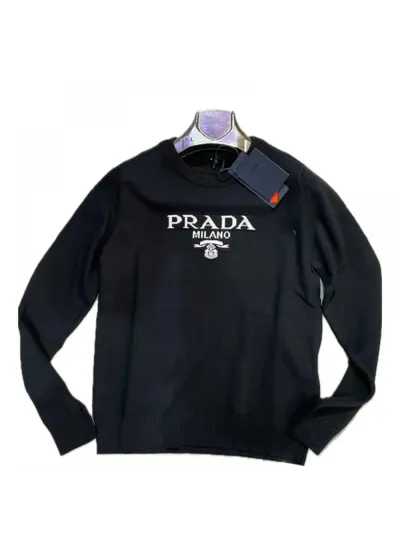 Prada Triko Logo Siyah