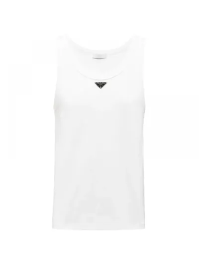 Prada Atlet Plaque Beyaz