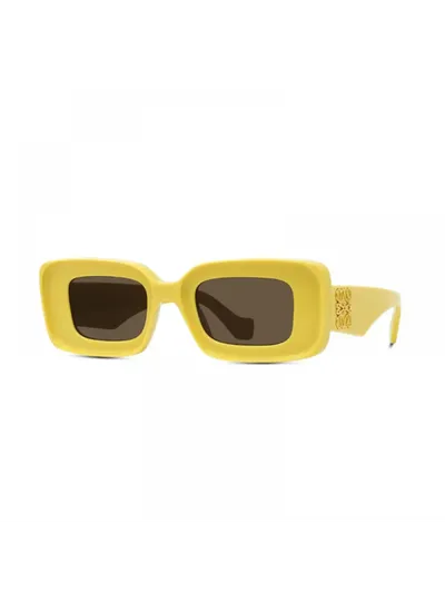 Loewe Gözlük Rectangular LW 40101I Sarı