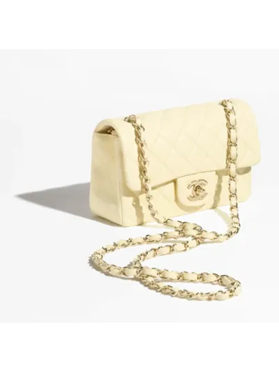 Chanel Çanta Mini Classic Sarı