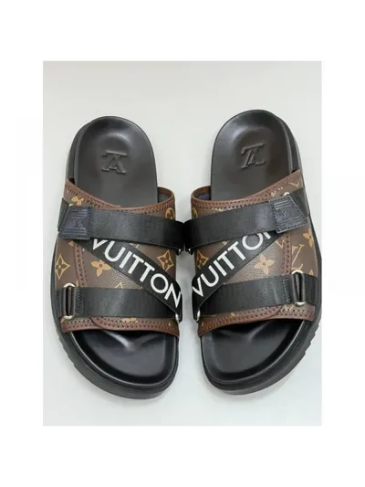 Louis Vuitton Terlik Kahverengi