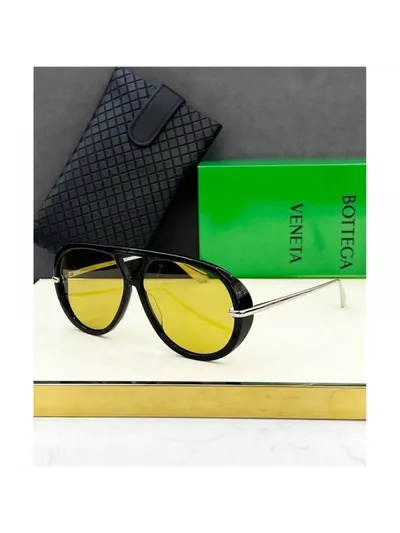 Bottega Veneta Gözlük Classic Aviator Sarı