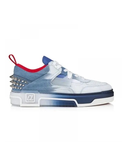 Christian Louboutin Ayakkabı Astroloubi Denim Beyaz-Mavi