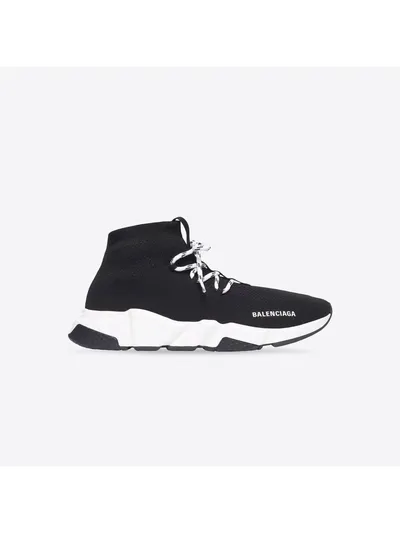 Balenciaga Ayakkabı Speed Lace Up Siyah