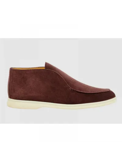 Loro Piana Ayakkabı Open Walk Chukka Kahverengi