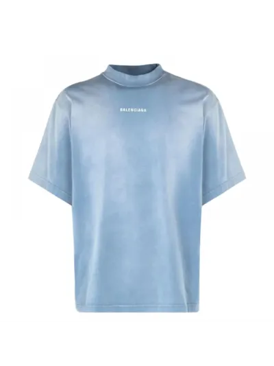 Balenciaga Tişört Mavi