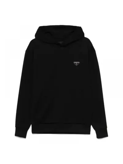 Prada Kapüşonlu Sweatshirt Siyah