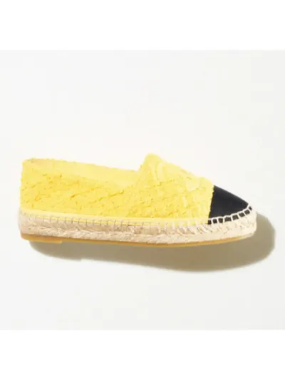 Chanel Ayakkabı CC Logo Espadril  Sarı