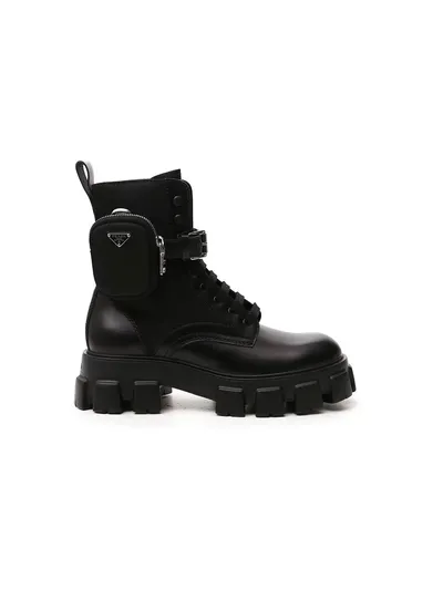 Prada Combat Bot Siyah