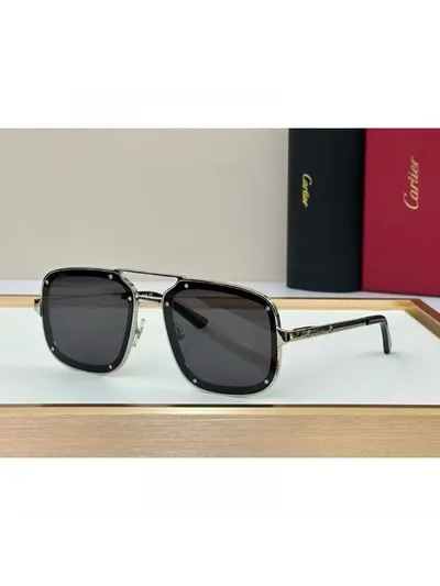 Cartier Gözlük Santos De Cartier Silver