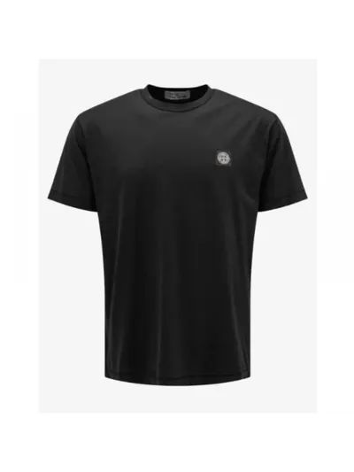 Stone Island Tişört Logo Siyah