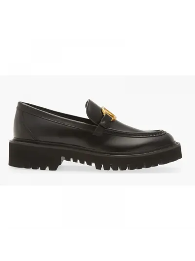 Valentino Ayakkabı VLogo Loafer Siyah