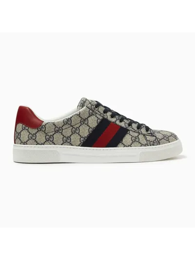 Gucci Ayakkabı Ace GG Supreme Bej
