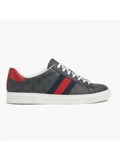 Gucci Ayakkabı Ace GG Supreme Siyah