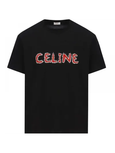 Celine Tişört Logo Siyah