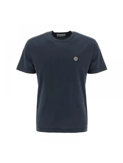 Stone Island Tişört Logo Lacivert