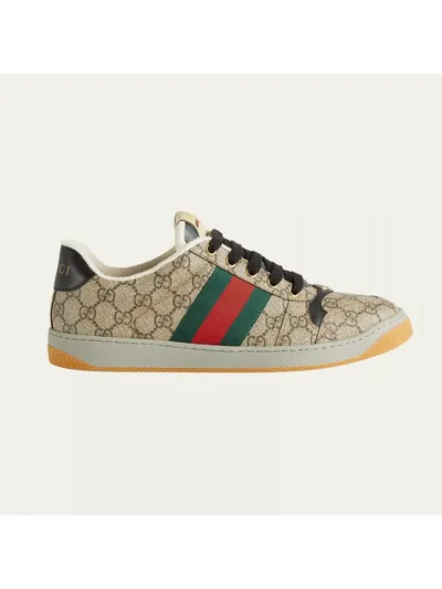 Gucci Ayakkabı GG Screener Canvas Bej