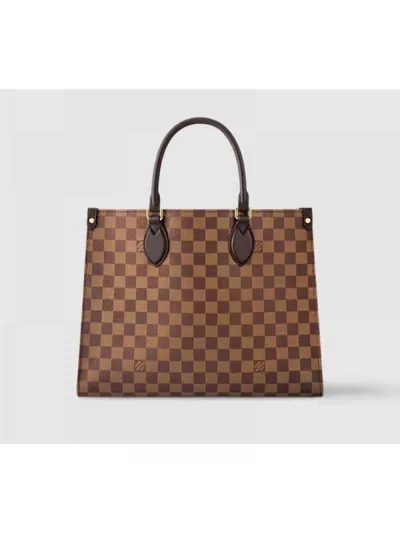 Louis Vuitton Çanta OnTheGo MM Damier Kahverengi